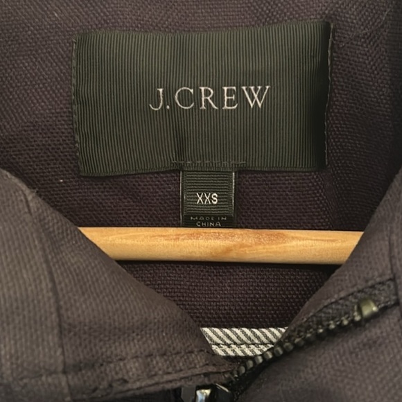 Jcrew rain jacket coat XXS canvas navy - Picture 3 of 4